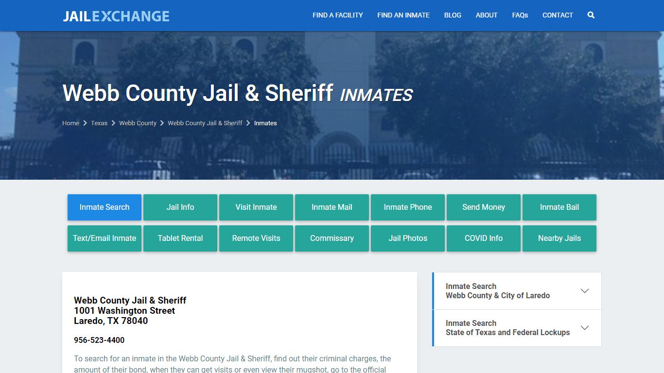 Webb County Jail Inmates | Arrests | Mugshots | TX